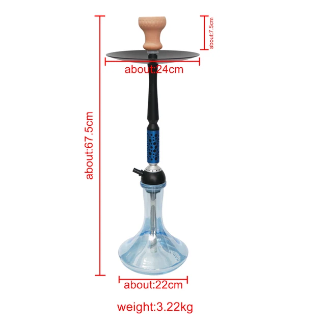 Aluminum Alloy Hookah Shisha Set Aluminum Alloy Hookah Shisha Set