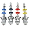 4-Hose Shisha Set with Ceramic Bowl, Metal Tongs & Accessories