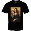 Mona Lisa 420 Graphic Cotton T-Shirt